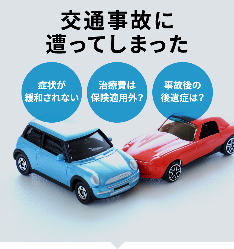 交通事故に遭ってしまった
